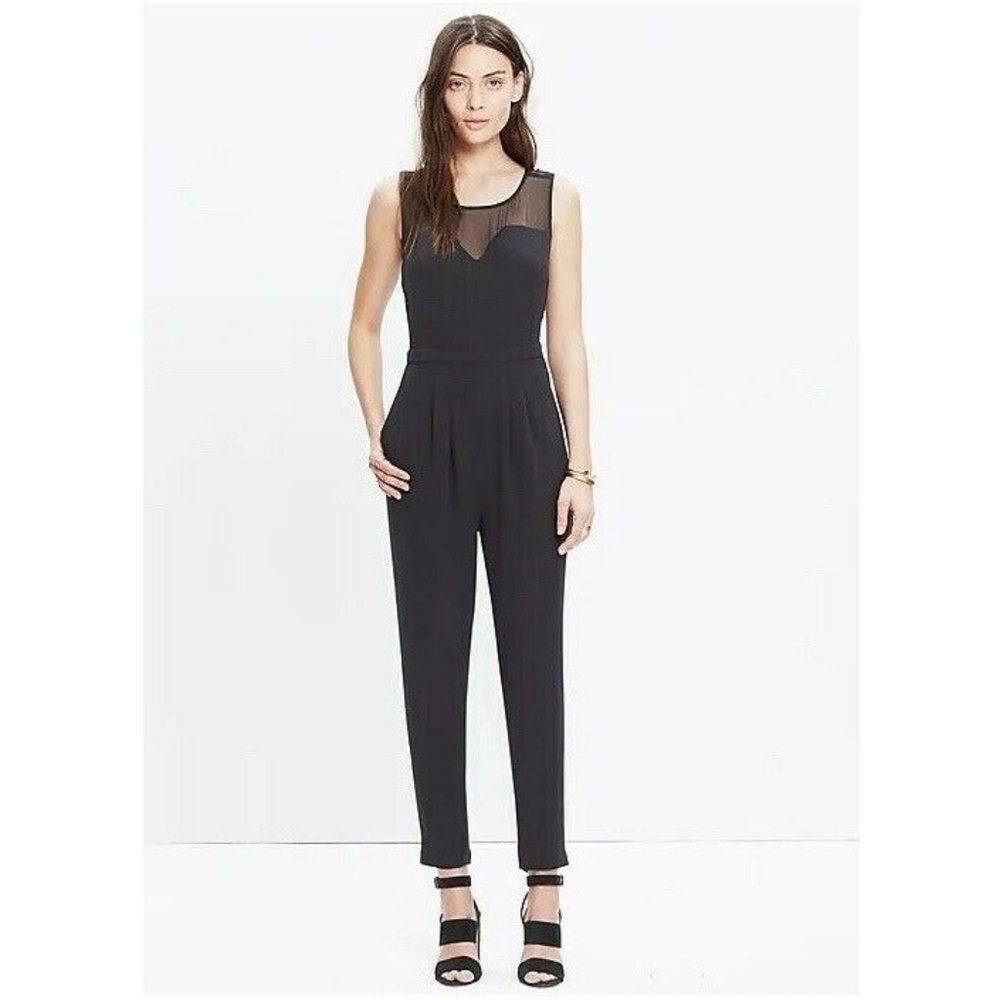 Madewell Classic Black Norwood Jumpsuit - Picture 2 of 9